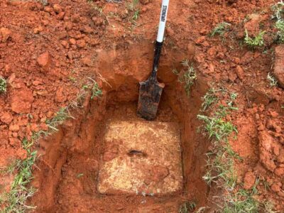 Hole Dug To Sewer