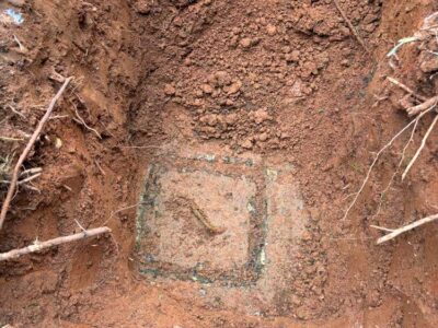 Sewer Dug Into