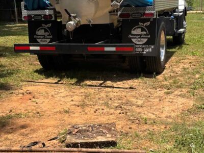 Tank Next To Sewer